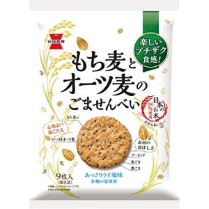 岩塚製菓 もち麦とオーツ麦のごませんべい 9枚×12袋｜free-store78