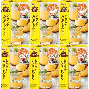 日清製粉ウェルナお菓子百科 なめらかカスタードプリン 55g×6個