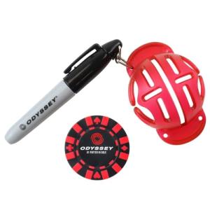 ODYSSEY(オデッセイ) (Odyssey) ゴルフボール ラインマーカー セット ボールマーカー付き