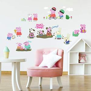 RoomMates RMK3183SCS Peppa The Pig 剥がして貼るウォールデカール｜free-store78