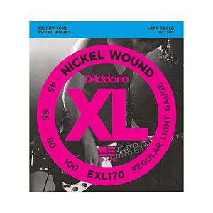 D'Addario ダダリオ ベース弦 ニッケル Long Scale .045-.100 EXL170  国内正規品｜FREE-Store