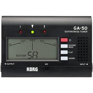 KORG ギター/ベース用チューナー GA-50 個人練習に最適 アウトプット有り 多弦ギター 多弦ベース フラットチューニング ロングスケール｜free-store78