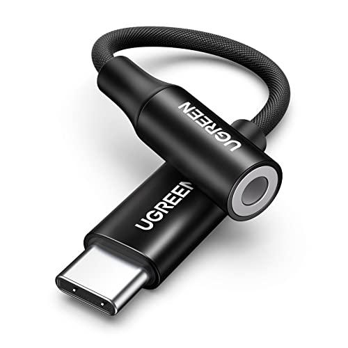 ハイレゾ音質  UGREEN USB C イヤホン変換アダプター USB C イヤホンジャック Ty...