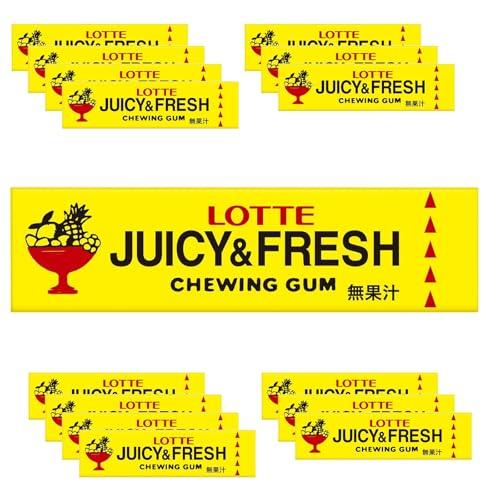 ロッテ ジューシー&amp;フレッシュガム 9枚×15個