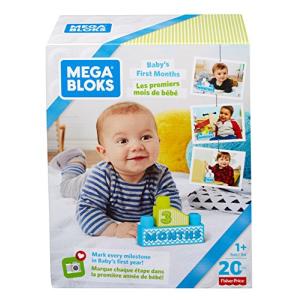 Mega Bloks赤ちゃんの最初か月Buildingセット、少年｜free-store78