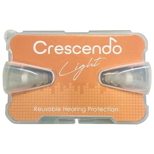 CRESCENDO ライブ用耳栓 Music Light イヤープロテクター/音楽鑑賞/自然な音と通...