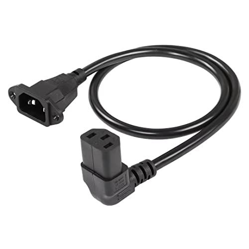 CERRXIAN IEC 320 C14 オス C13 メス アダプター PDU PSU UPS 3...