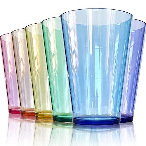 SCANDINOVIA 日本製 950 ml プレミアム グラス - 6個セット - 割れない コッ...