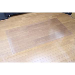 床を保護する チェアマット 180×90cm 1.5mm厚 クリア RCM-180 床暖房 対応｜free-store78