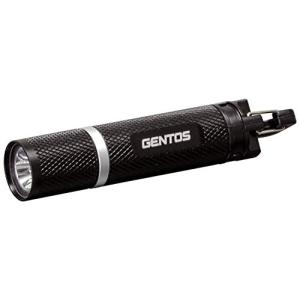 GENTOS(ジェントス) LED 懐中電灯  明るさ75ルーメン/実用点灯3時間  単4形電池1本使用 ショットシェル カラビナフック搭載 S｜free-store78