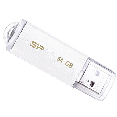 シリコンパワー USBメモリ 64GB USB2.0 キャップ式 Ultima U02シリーズ ホワ...