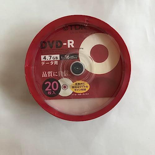 TDK データ用DVD-R 4.7GB 16倍速対応 パールカラーディスク(タイトルライン付き) 2...