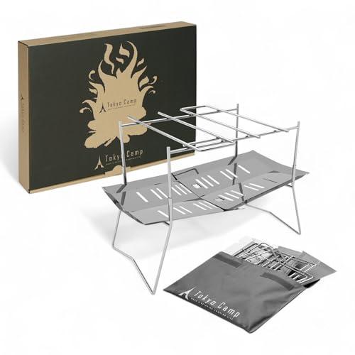 Tokyo Camp 焚き火台 HAKOSUKA 折りたたみ式 A4収納 コンパクト 軽量 簡単設営...
