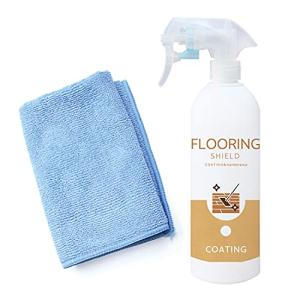 SHIELD   FLOORING SHIELD 500ml (フローリング専用 コーティング剤/クロス付き) クッションフロア フローリン｜free-store78