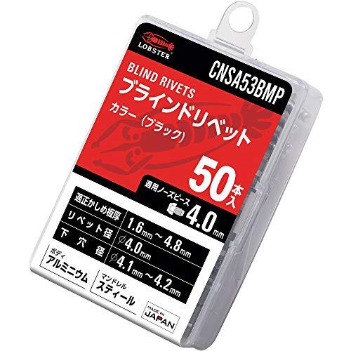 ロブテックス カラーブラインドリベット・ブラック エコパック アルミニウム/スティール 5-3 (5...