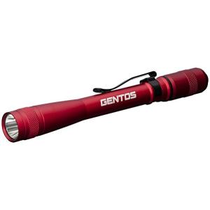 GENTOS(ジェントス) 懐中電灯 小型 LED ペンライト 単4形電池式 100ルーメン AP-100RD レッド ハンディライト フラッシ｜free-store78