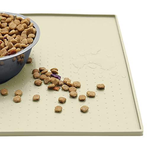 MKUTO ペットマット 猫 犬 食事マット シリコン製 給餌マット 猫砂マット トイレトレーマット...