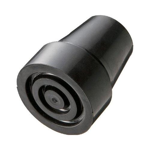 ケイ・ホスピア 交換用杖先ゴム 黒 9.3cm×3.7cm×16.5cm 径18mmステッキ用
