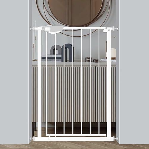 Seogva ベビーゲート 三重ロック 高さ92cm ベビーゲート つっぱり 扉付き ペットゲート ...