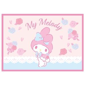 マイメロディ マイメロディ ひざ掛け ブロッサムカラー柄 [No