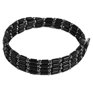 [COREFORCE] コアフォース ループ ブラック ブレスレット ネックレス アンクレット (70cm)