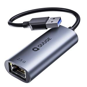 QUUGE 有線LANアダプター 2.5Gbps 超高速通信 USB LAN変換アダプター 2500Mbps USB3.0 RJ45 変換 一発｜free-store78