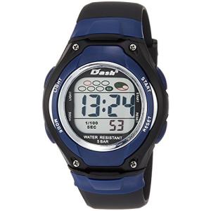 アリアス  腕時計 デジタル Dash 防水 多機能 バックライト付き ウレタンベルト ADWW16033DJ3 メンズ ブラック｜free-store78