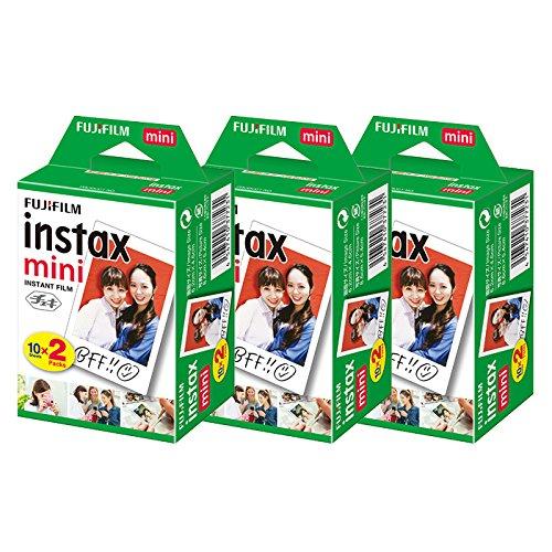 富士フィルム カラー チェキフィルム instax mini 2パック品 JP2(20枚入り)×3個...