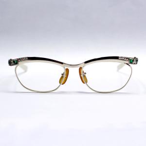 33-840W （55mm） K14WG 【14金ホワイトゴールド眼鏡フレーム ニッケル