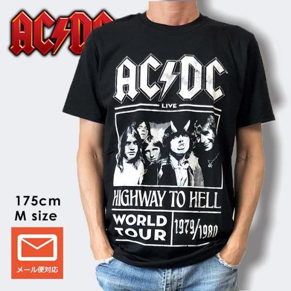 AC/DC Tシャツ THE HIGHWAY TO KILL 1979 1980 バンドT ブラック...
