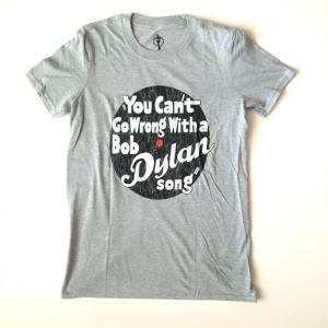 送料無料 バンドTシャツ BOB DYLAN  ボブ・ディラン You Can't Go Wrong With Bob グレー Tシャツ｜free-style