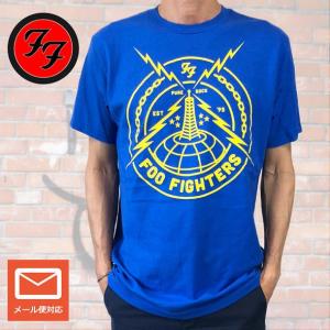 メール便 送料無料 Foo Fighters フー・ファイターズ Tシャツ PURE ROCK ブル...