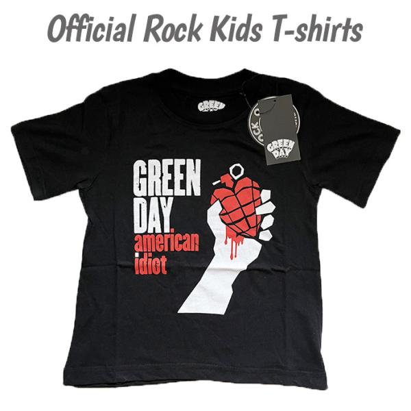 グリーン・ディ GREEN DAY american idiot キッズTシャツ 子供服 Tシャツ ...