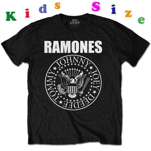 RAMONES Presidential Seal キッズTシャツ 子供服 ロックTシャツバンドTシ...