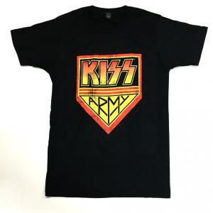 KISS キッス Tシャツ ネオン メンバー ロック ブラック バンドTシャツ