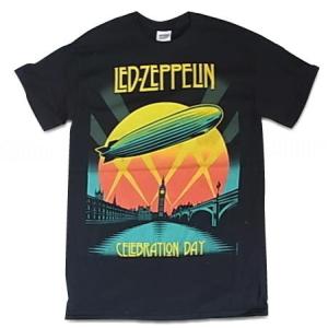 Led Zeppelin レッド・ツェッペリン Tシャツ CELEBRATION DAY ツェッペリン メンズ バンドTシャツ ロックTシャツ 送料無料｜free-style