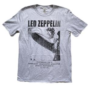 Led Zeppelin レッド・ツェッペリン Tシャツ グレー メンズ バンドTシャツ ロックTシャツ｜free-style