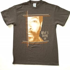 MARVIN GAYE/マーヴィン・ゲイ WHAT'S GOING ON ブラウン ロックTシャツ｜free-style