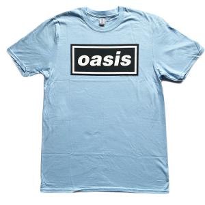 ロックＴシャツ バンドＴシャツ OASIS オアシス バンドT ネイビー ロゴTシャツ 人気 UK ...