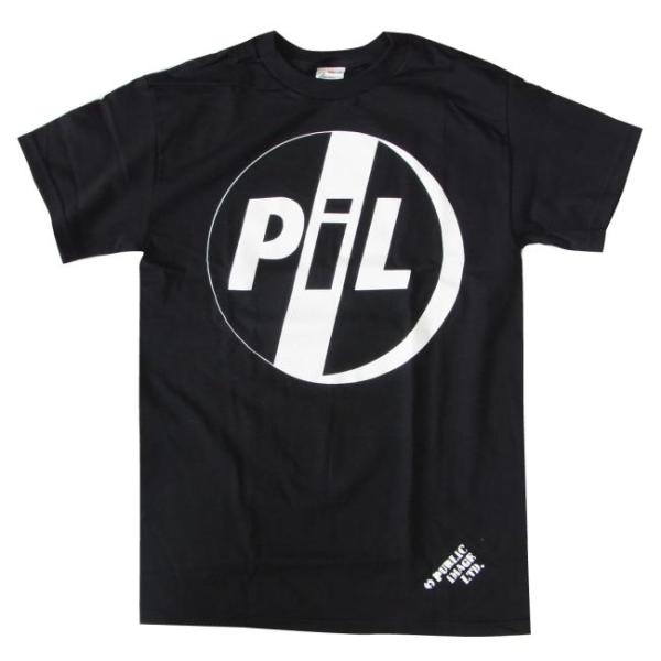 P i L パブリック・イメージ・リミテッド ロゴ PIL Tシャツ ブラック メール便 送料無料 ...