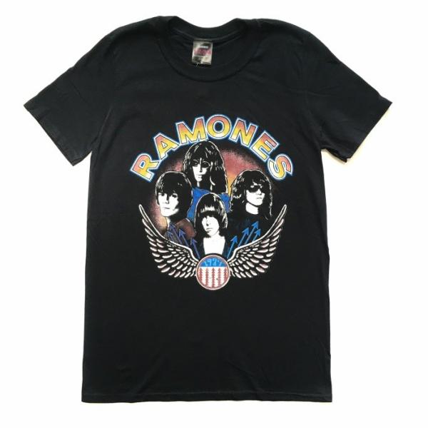 メンズ Tシャツ RAMONES ラモーンズ  "Vintage Wings Photo" バンドT...