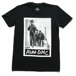 RUN DMC ランディエムシー In PARIS フォト Tシャツ