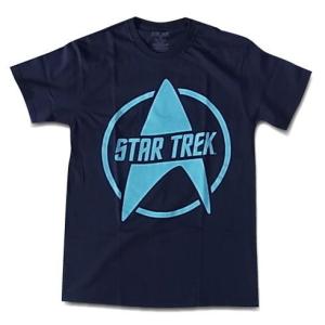 【映画Ｔシャツ】 "STAR TREK/スタートレック ロゴ" ネイビー Tシャツ｜free-style