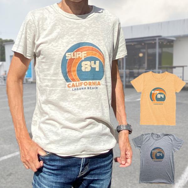 SURF 84 レトロ Tシャツ ７０年代 メンズ レディース ビンテージタイプ L XL