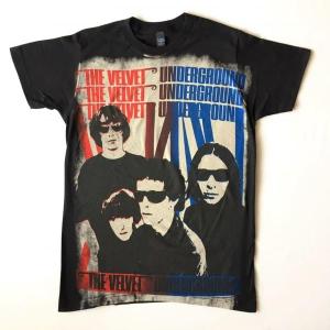 Velvet Underground and Nico ヴェルヴェットアンダーグランド メンバー ビッグ サイケデリック Tシャツ メンズ ロックTシャツ バンドTシャツ｜free-style