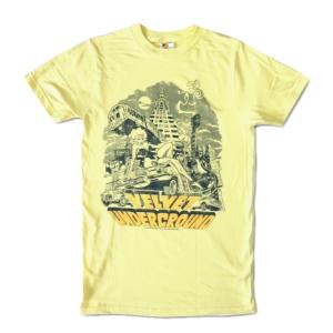 バンド Tシャツ Velvet Underground and Nico  New York City イエロー ロック Tシャツ｜free-style