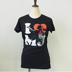 Michael Jackson　マイケル・ジャクソン I lOVE MJ レディース Tシャツ｜free-style