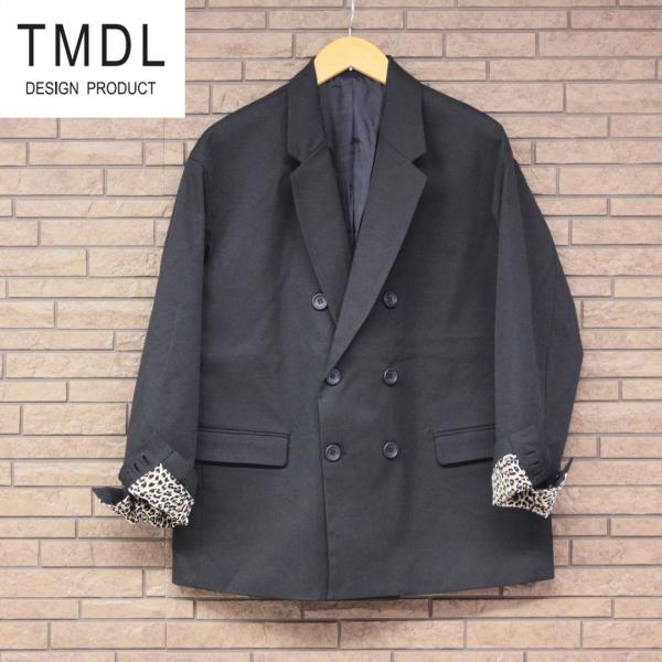 TMDL 《 ダブル ルーズ シルエット テーラード ジャケット 袖裏地 ヒョウ柄 》 セットアップ...