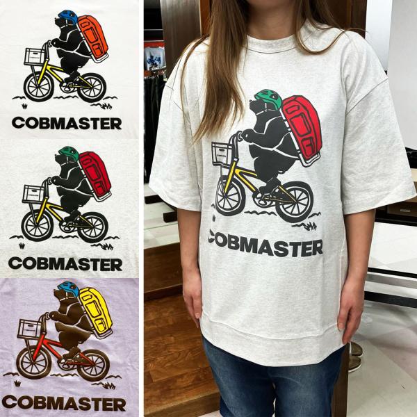 COBMASTER 自転車 ベアー ビッグ TEE ☆ コブマスター スウェット ディテール BIG...