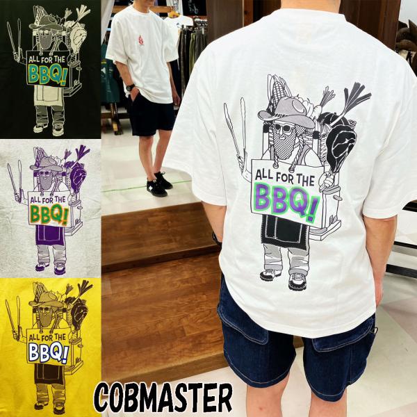 COBMASTER 《 BBQ 》 ビッグ 半袖 TEE 吸水速乾加工 ☆ コブマスター バーベキュ...